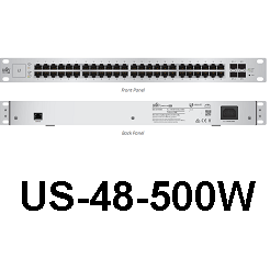 UniFi Switch 48 - 500W, carton of 2 ea