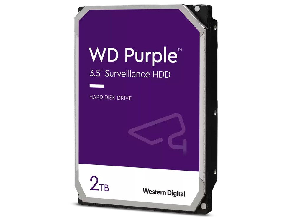 WD Purple 2TB 3.5" HDD, Carton of 5 ea