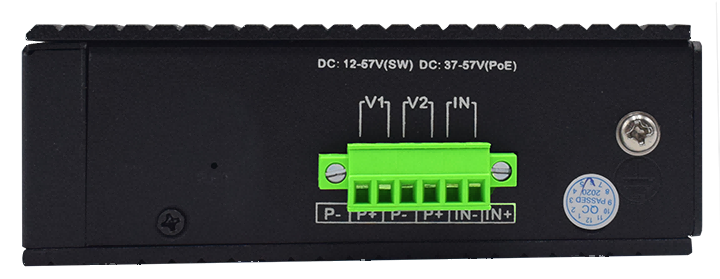 WI-PS306GF-I-V2 | 4 Port 24/48V Industrial PoE Switch