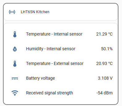 LHT65N | LoRaWAN Temp/Humidity Sensor + External Temp
