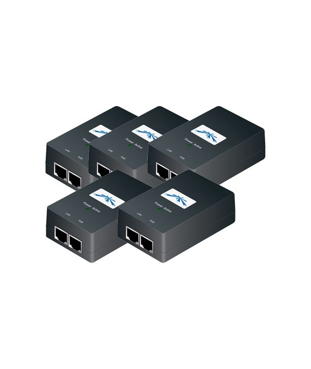 POE-24V-24W Gigabit Ethernet 5-Pack, carton of 10 ea