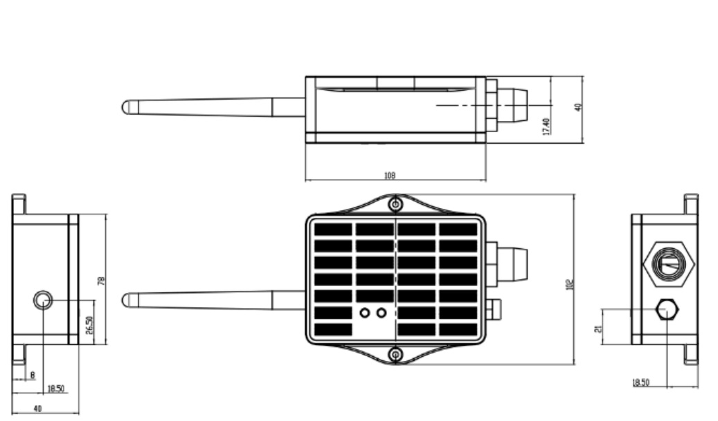 SE01-LS-AU915 | LoRaWAN Soil Sensor | Solar