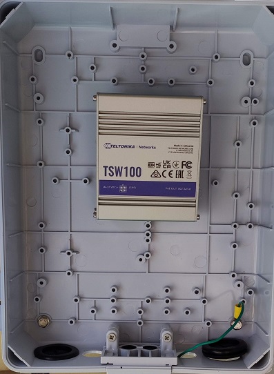 TSW100 | Industrial PoE+ Switch, 54/120 W