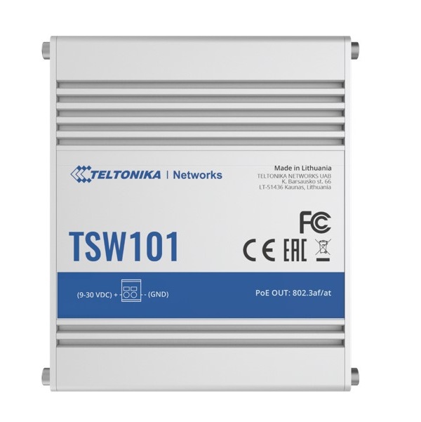 TSW101 Automotive POE+ Switch, carton of 10 ea