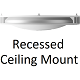 UniFi NanoHD Recessed Ceiling Mount, carton of 3 1-packs