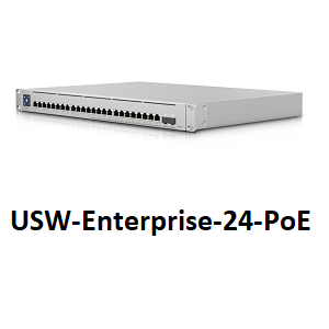 UniFi Enterprise 24 PoE Switch 400W, carton of 2 ea