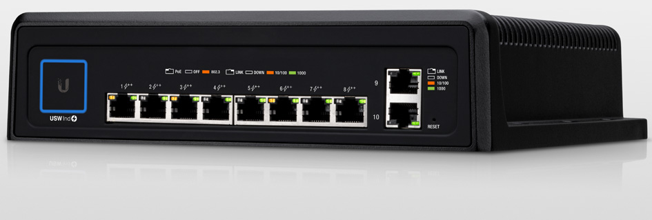 USW-Industrial | UniFi Rugged 10-port 802.3bt Switch