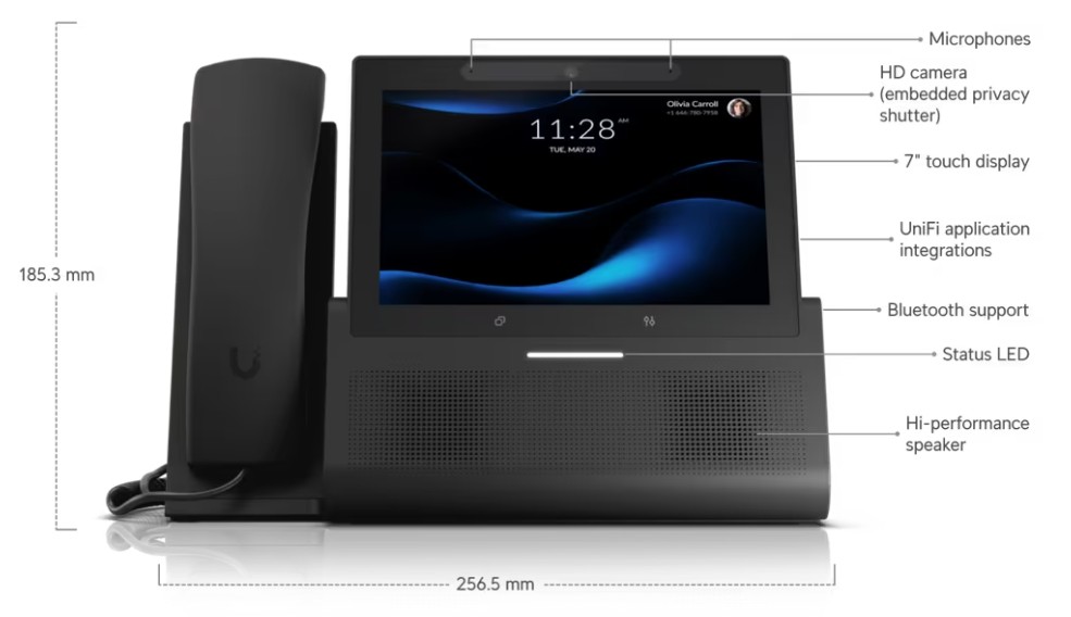 UTP-G3-Touch-Enterprise | UniFi Talk Phone - G3 Touch Enterprise