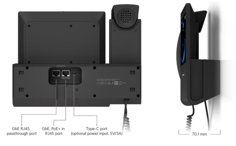 UTP-G3-Touch-Wall | UniFi Talk G3 Touch Wall Phone