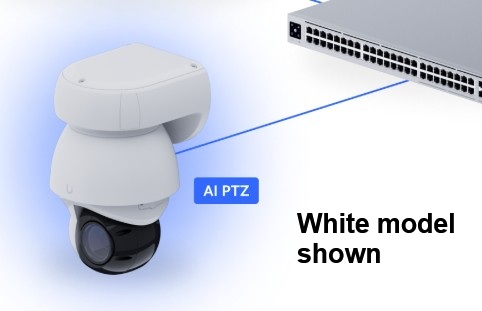 UVC-AI-PTZ-B | Protect AI PTZ Industrial Camera | Black