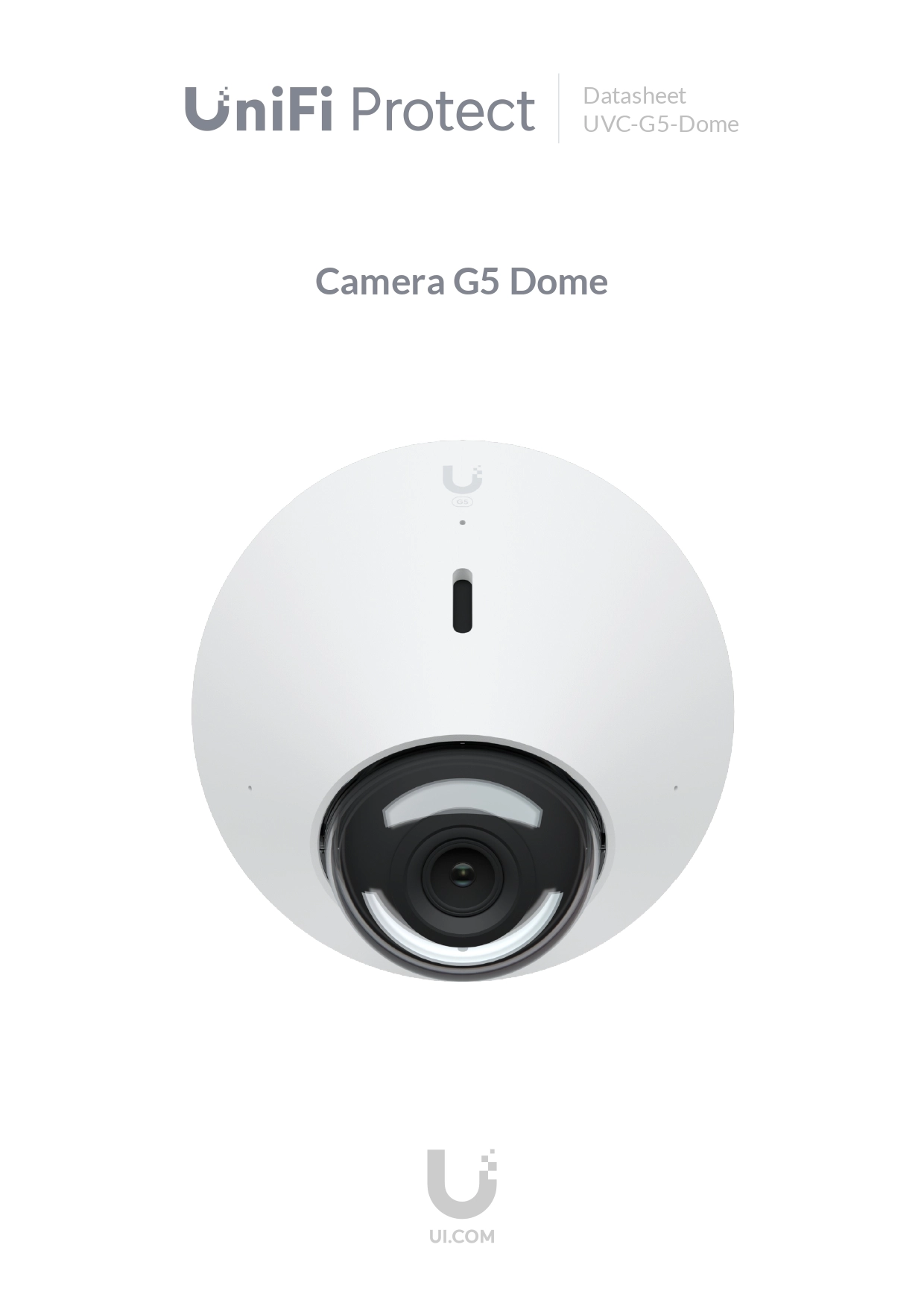 UVC-G5-Dome | UniFi Dome Camera G5 2K HD