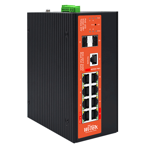Managed,Industrial,DC 24/48V PoE Switch