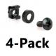 Cage nuts for rack, Black