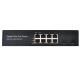 8 Port GbE 24V/48V Auto PoE Switch | OEM