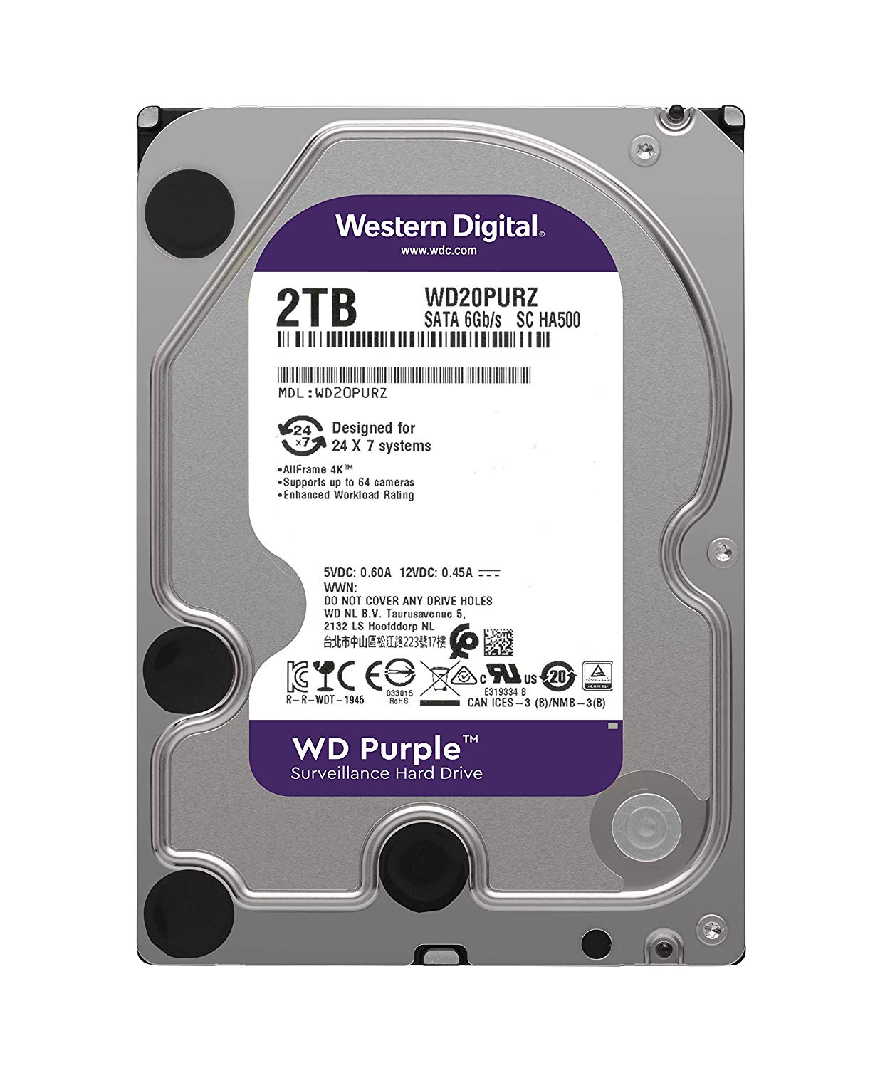 2 тб жесткий диск wd purple wd20purz обзор